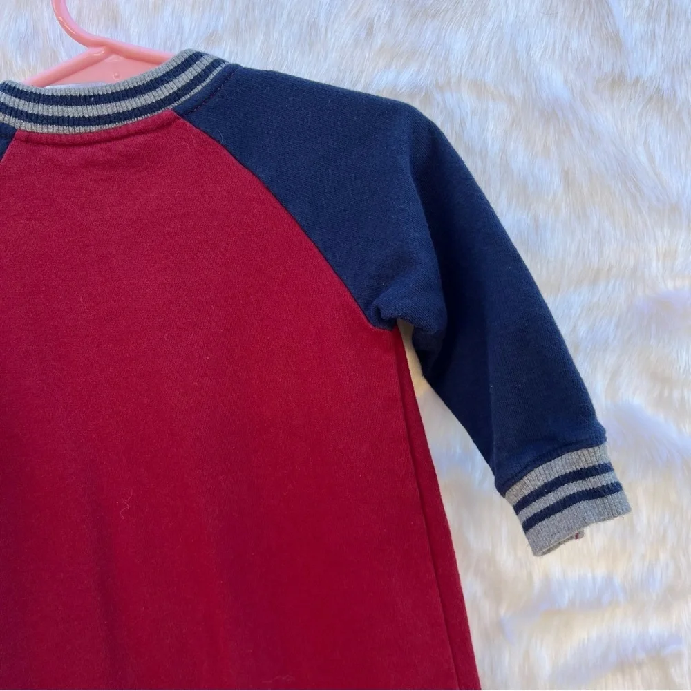 Carter's‎ Varsity Snap-Up Romper - Maroon